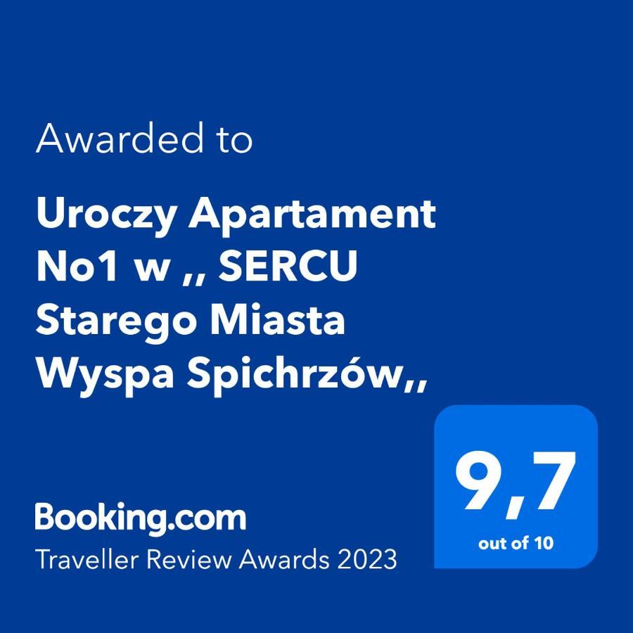 Uroczy Apartament No1 W ,, Sercu Starego Miasta Wyspa Spichrzow,, 格但斯克 外观 照片